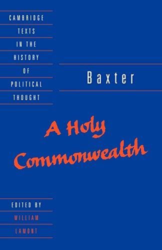 Baxter: A Holy Commonwealth