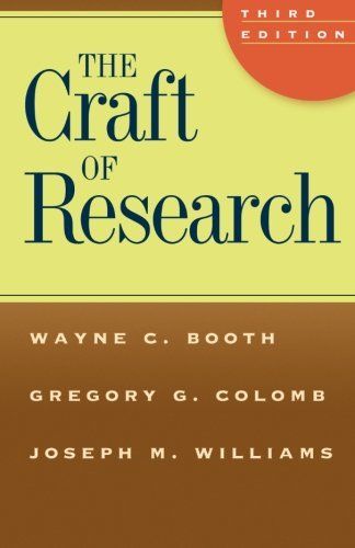 The craft of research