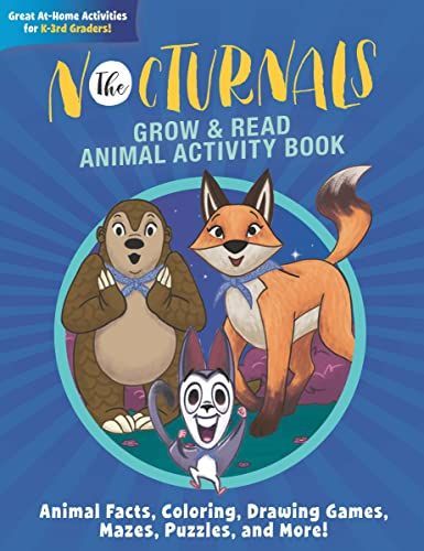 The Nocturnals Grow and Read Animal Activity Book