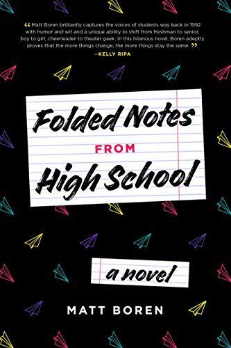 Folded notes from high school