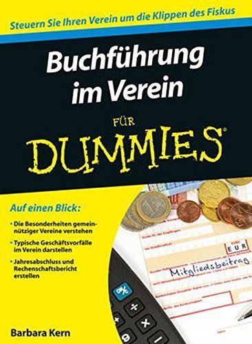 Buchfuhrung Im Verein Fur Dummies