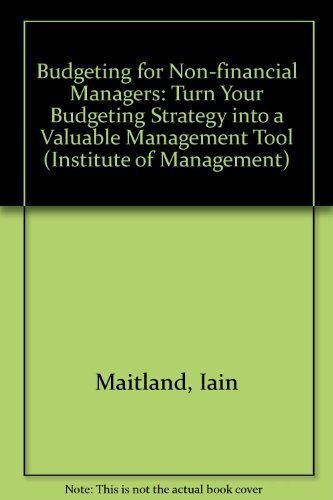 Budgeting for Non-Financial Managers