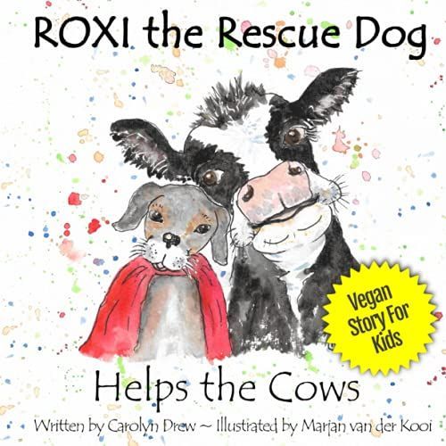 ROXI the Rescue Dog - Helps the Cows