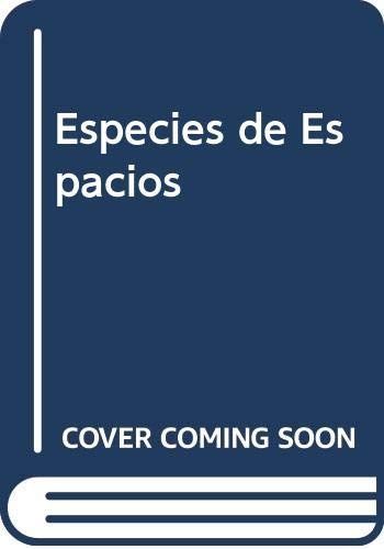 Especies de Espacios