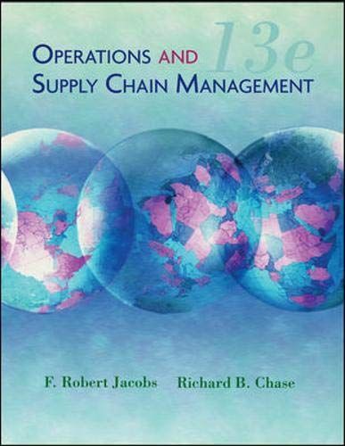 Operations and supply chain management