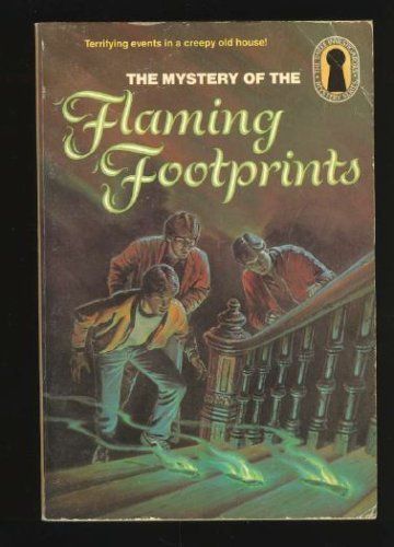 The Three Investigators in The Mystery of the Flaming Footprints