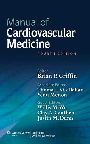Manual of cardiovascular medicine