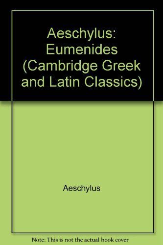 Aeschylus: Eumenides