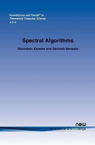 Spectral Algorithms