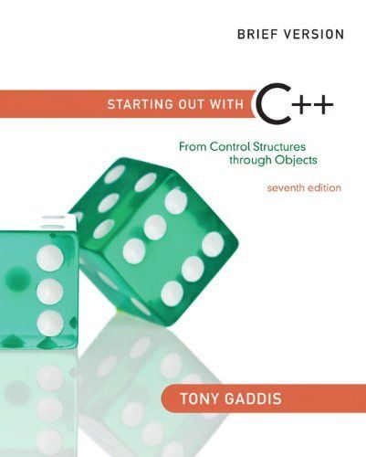 Starting out with C++