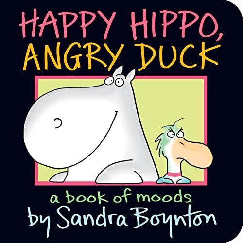Happy hippo, angry duck