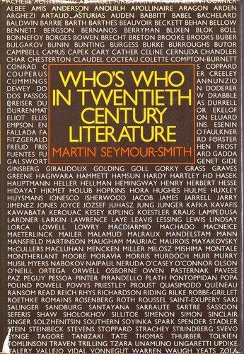 Who's who in Twentieth-century Literature