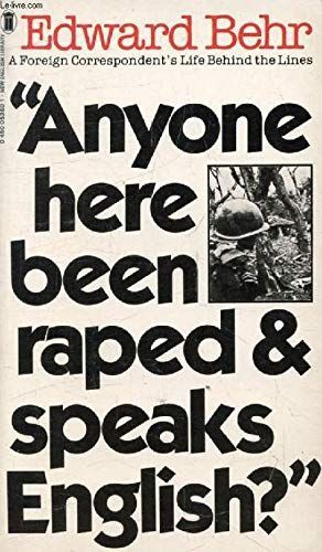Anyone Here Been Raped and Speaks English?
