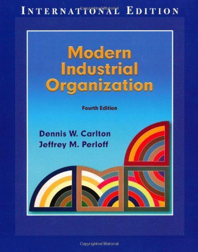 Modern Industrial Organization