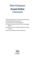 Canti orfici e altre poesie