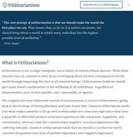 Utilitarianism