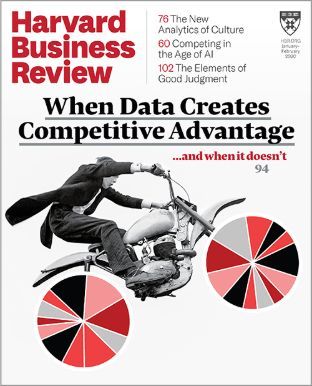 Harvard Business review - When Data creates competitive Advantage