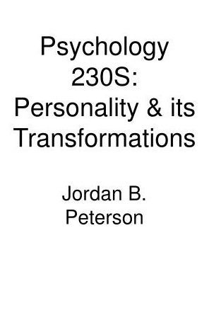 Personality And Its Transformations