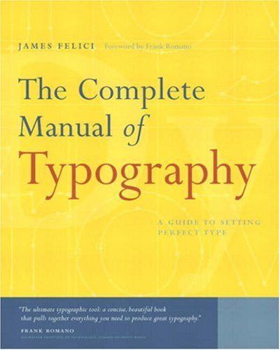 The complete manual of typography