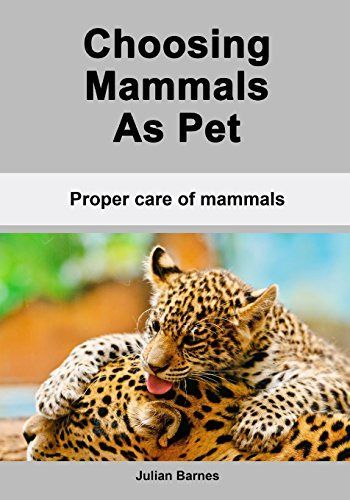 Choosing Mammals As Pet