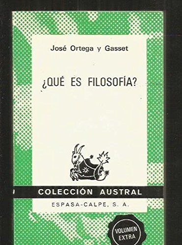 ¿Qué es filosofía?