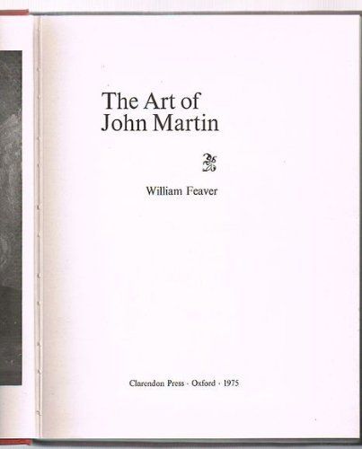 The Art of John Martin