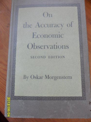 On the Accuracy of Economic Observations