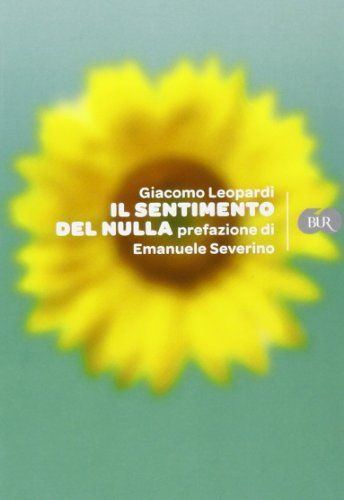 Il sentimento del nulla