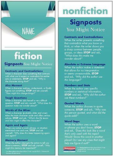 Notice and Note / Reading Nonfiction Signpost Student Bookmarks