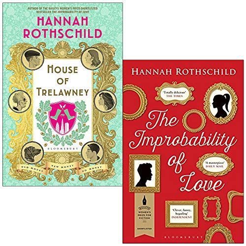 House of Trelawney & The Improbability of Love By Hannah Rothschild 2 Books Collection Set