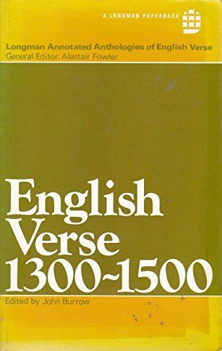 English Verse, 1300-1500