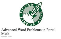 Advanced Word Problems in Portal Math