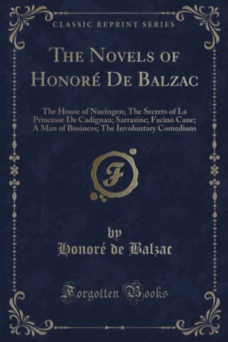 The Novels of Honoré De Balzac