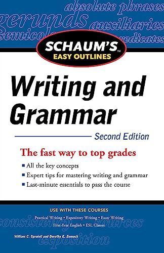 Schaum's Easy Outline of Writing and Grammar, Second Edition