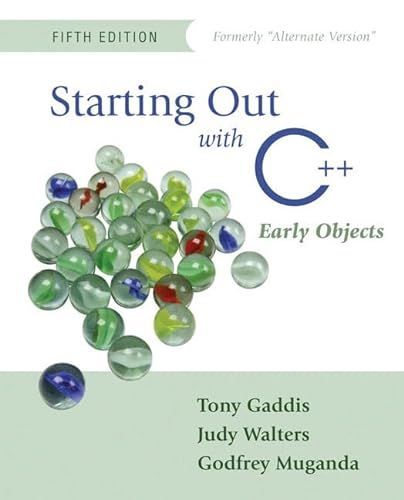 Starting Out with C++