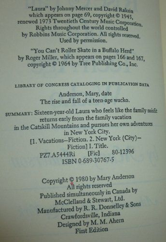 The Rise & Fall of a Teen-age Wacko