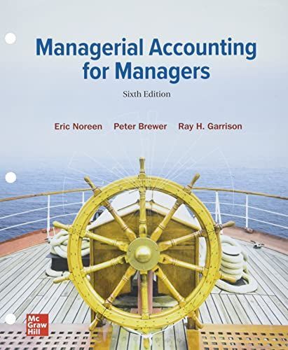 Managerial Accounting for Managers