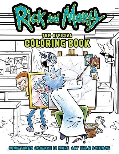 Rick and Morty : the Official Coloring Book