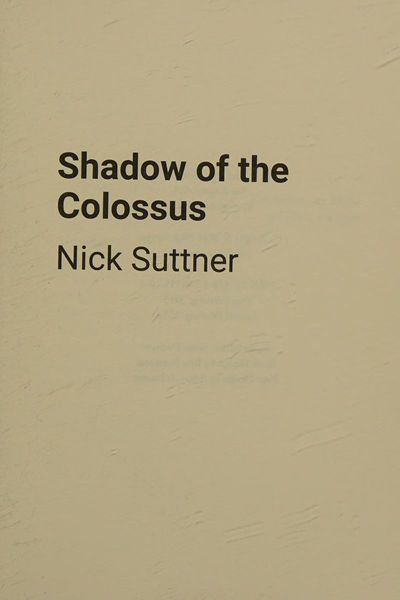 Shadow of the Colossus