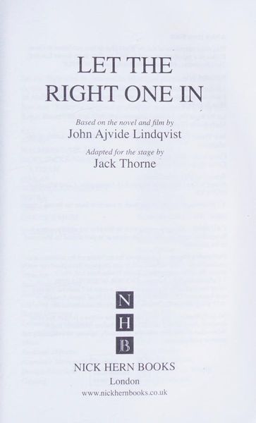 Let the Right One In