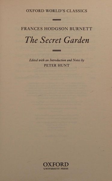 The secret garden