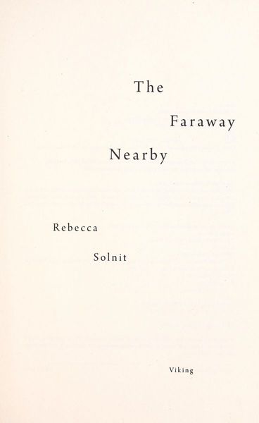 The Faraway Nearby