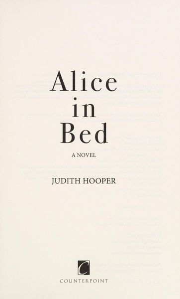 Alice in Bed