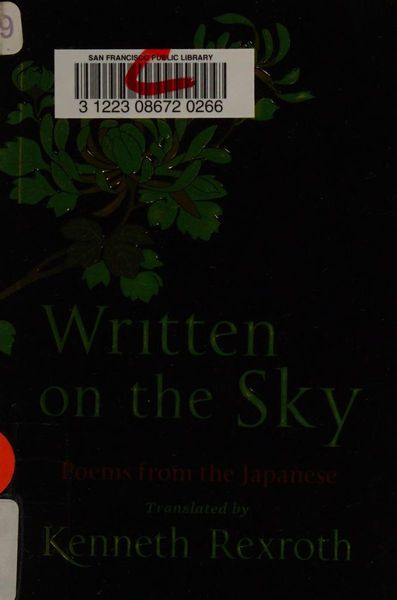 Written on the Sky: Poems from the Japanese