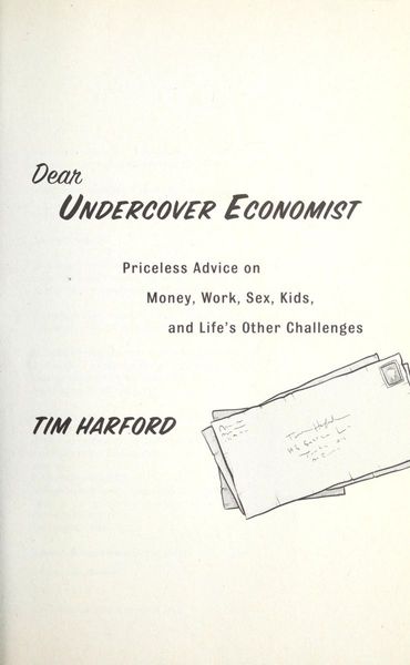 Dear Undercover Economist