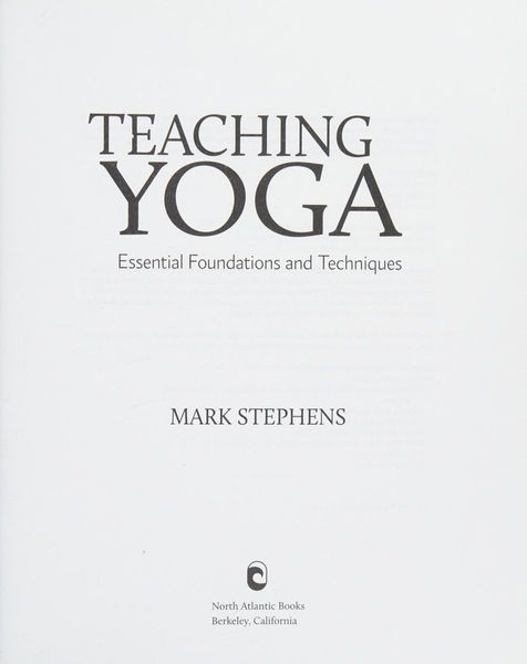 Teaching Yoga