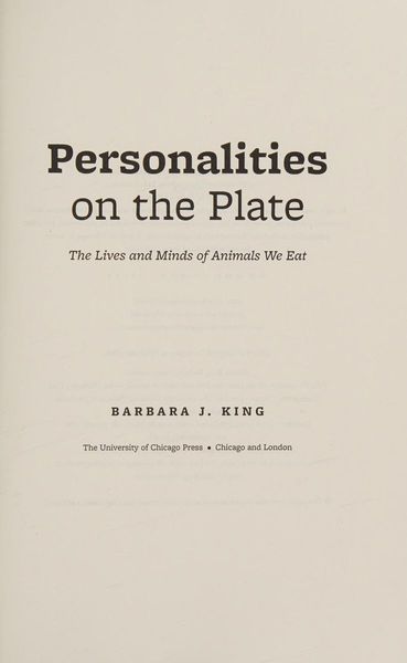 Personalities on the Plate