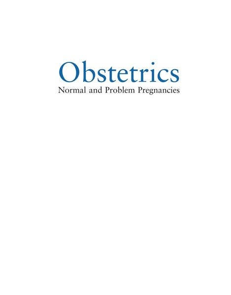 Obstetrics