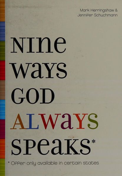 Nine Ways God Always Speaks