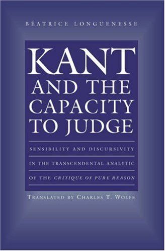 Kant and the Capacity to Judge